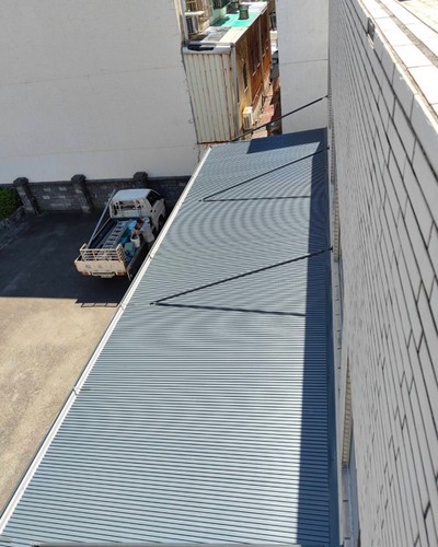新竹長城鋁板雨遮工程, 新竹長城隔熱鋁瓦雨棚, 新竹屋頂隔熱方案推薦, 新竹鐵皮浪板施工, 新竹鐵皮屋頂施工推薦