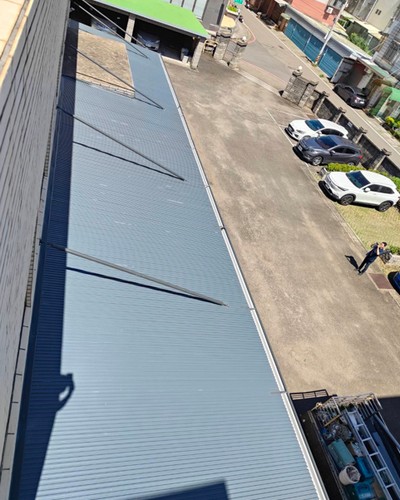 新竹長城鋁板雨遮工程, 新竹長城隔熱鋁瓦雨棚, 新竹屋頂隔熱方案推薦, 新竹鐵皮浪板施工, 新竹鐵皮屋頂施工推薦
